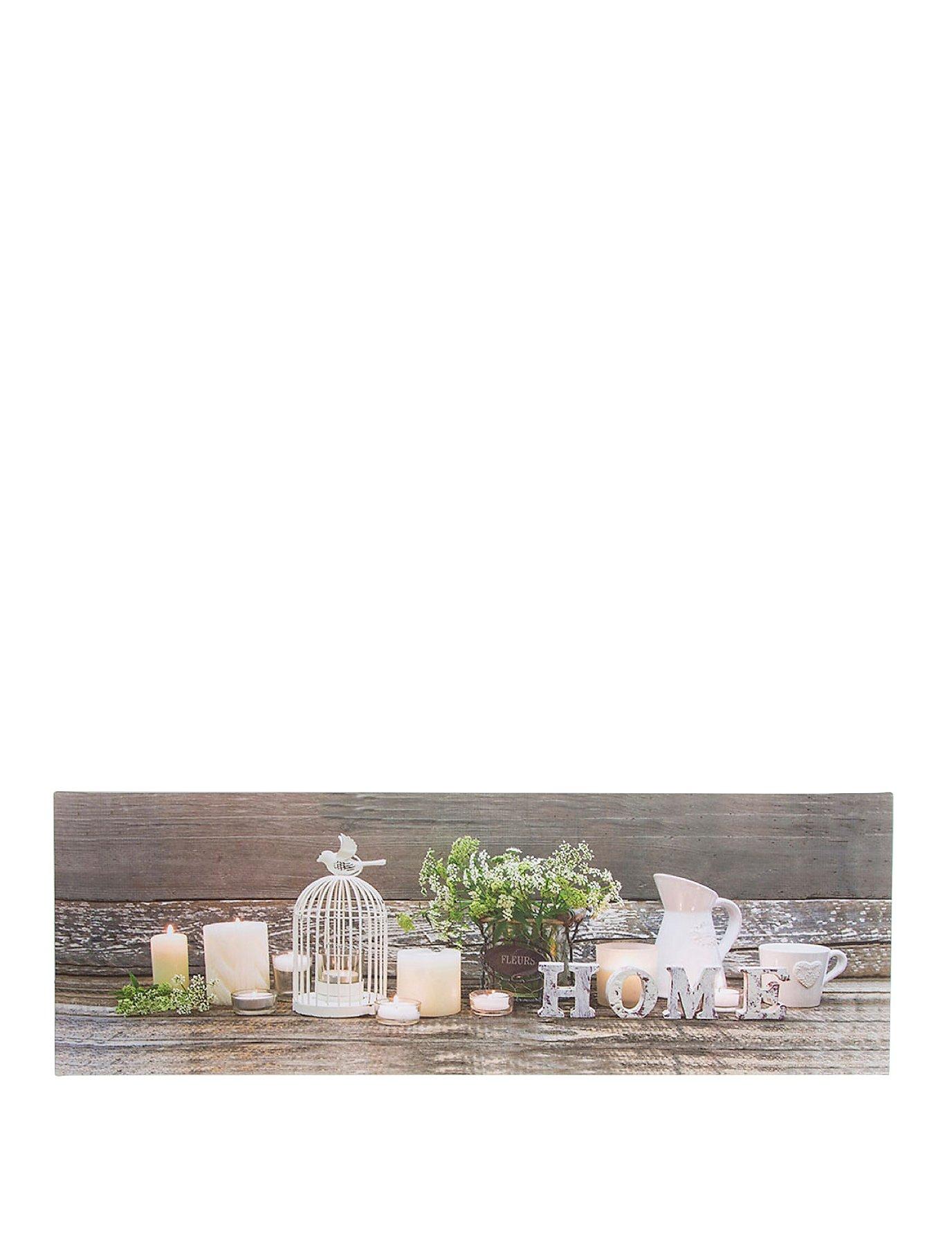 Art For The Home Home LED Canvas Wall Art