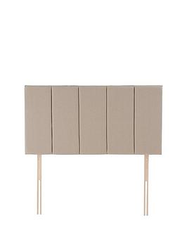 Product photograph of Silentnight Brescia Strutted Padded Headboard from very.co.uk