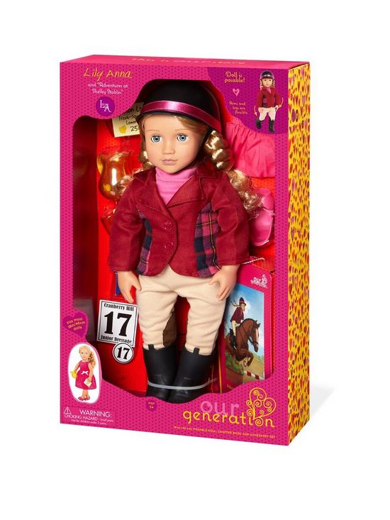 stillFront image of our-generation-lily-anna-deluxe-horseriding-doll