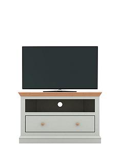 Hannah Corner TV Unit - Sage/Oak-Effect - fits up to 46 inch TV