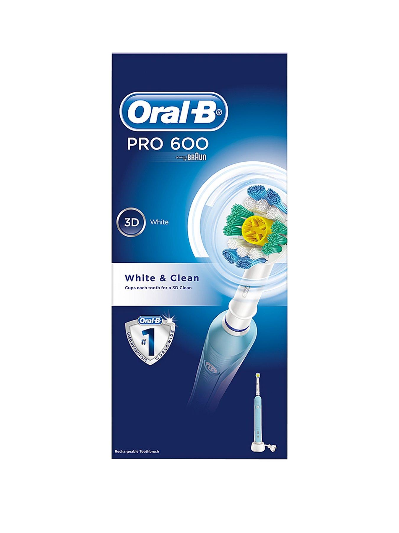 oral b pro 600 white and clean