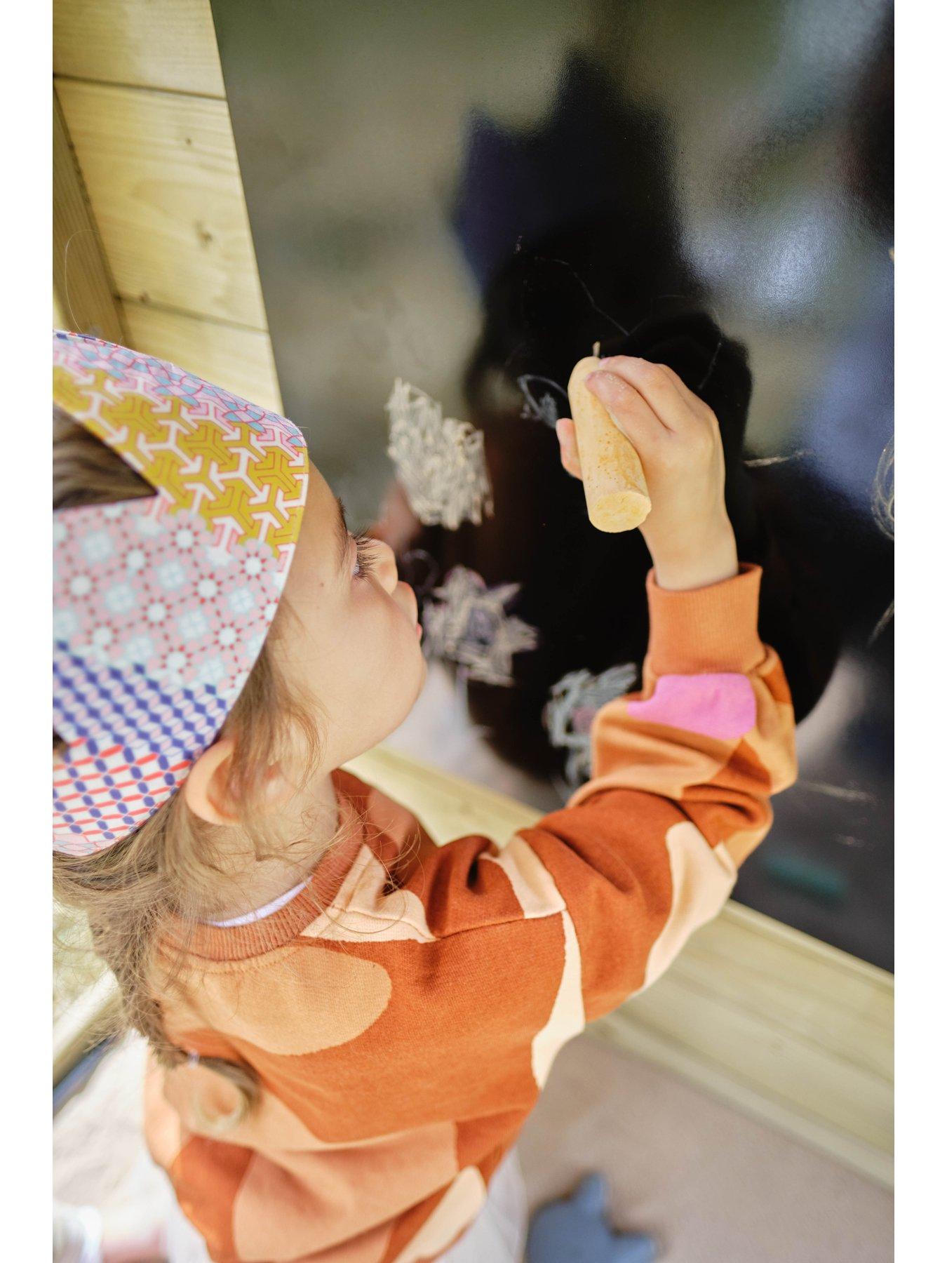 Image 6 of 7 of Plum Wooden Lookout Tower Play Centre with Slide, Climbing Wall and Sand Pit