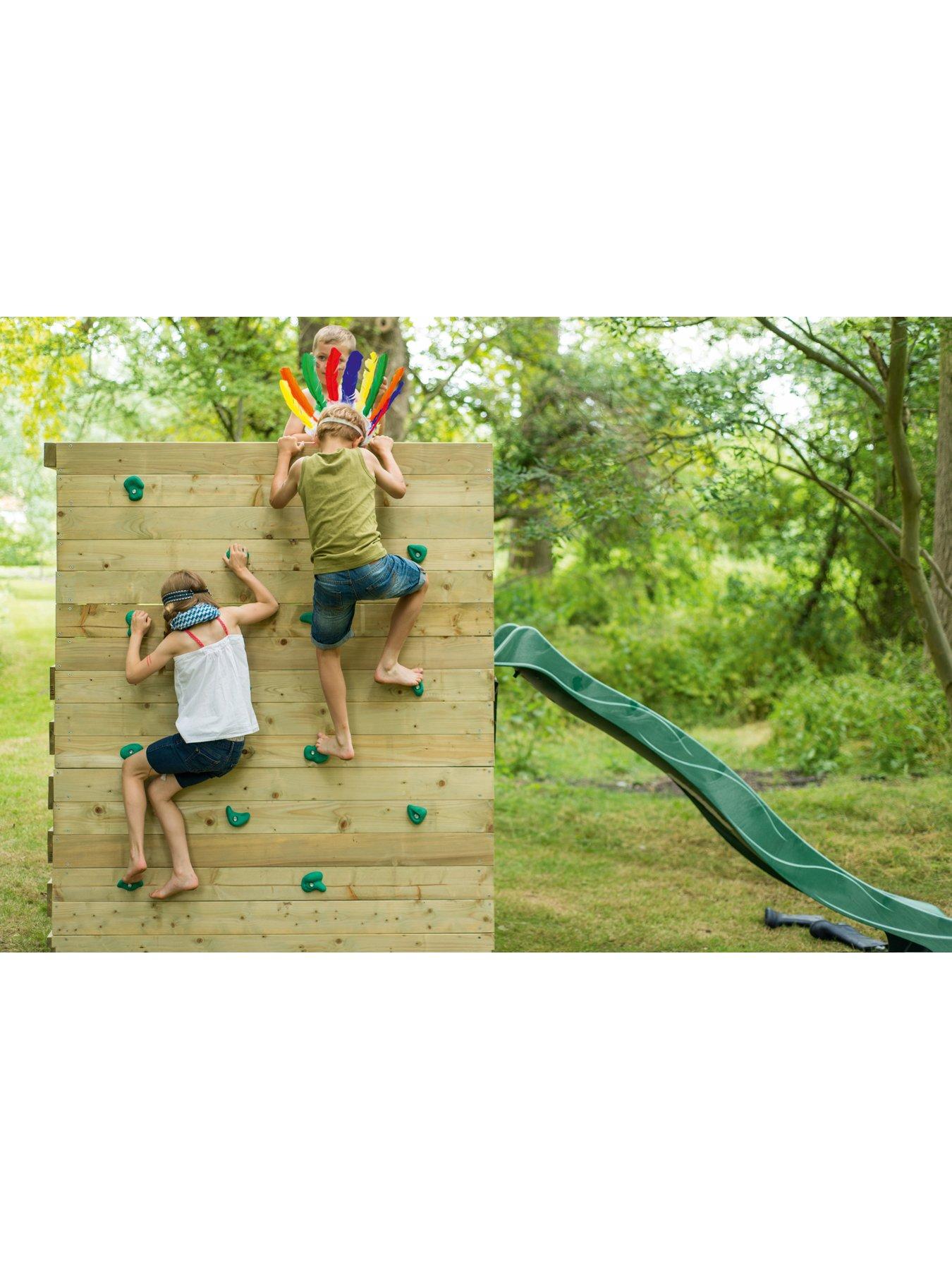 Climbing cube wooden play sales centre