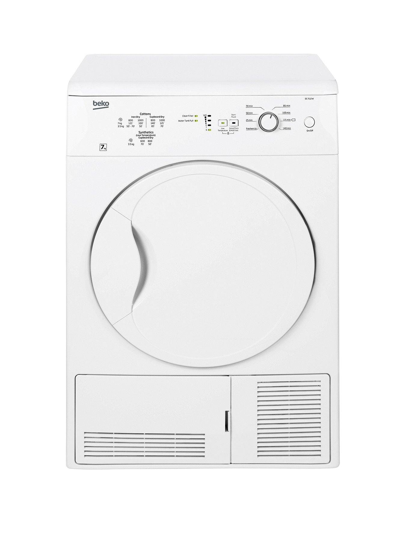 Beko Dc7112W 7Kg Condenser Dryer – White