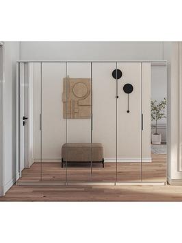 Product photograph of Very Home Prague Mirror 6 Door Wardrobe - Fsc Reg Certified from very.co.uk