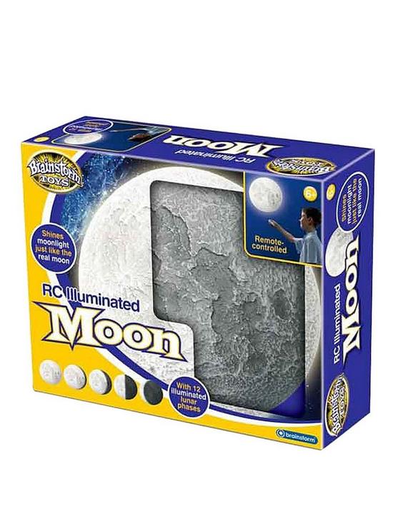 front image of brainstorm-toys-remote-control-illuminated-moon