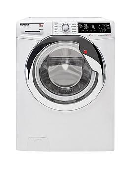 Hoover Dxp412Aiw3 Dynamic Next Premium 12Kg Load, 1400 Spin Washing Machine – White/Chrome