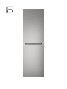 Indesit LD85F1S 60cm Frost-Free Fridge Freezer A+ Energy Rating - Silver