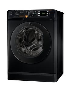 Indesit XWDE751480XK Innex 1400 Spin, 7kg Wash, 5kg Dry Washer Dryer - Black
