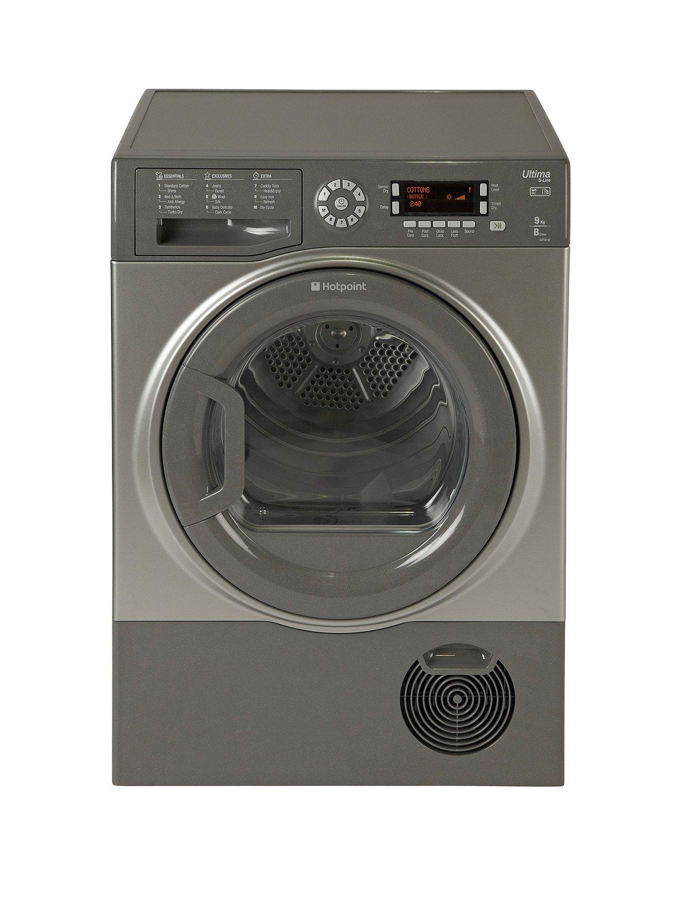 Hotpoint Ultima S-Line Sutcd97B6Gm 9Kg Sensor Condenser Tumble Dryer – Graphite
