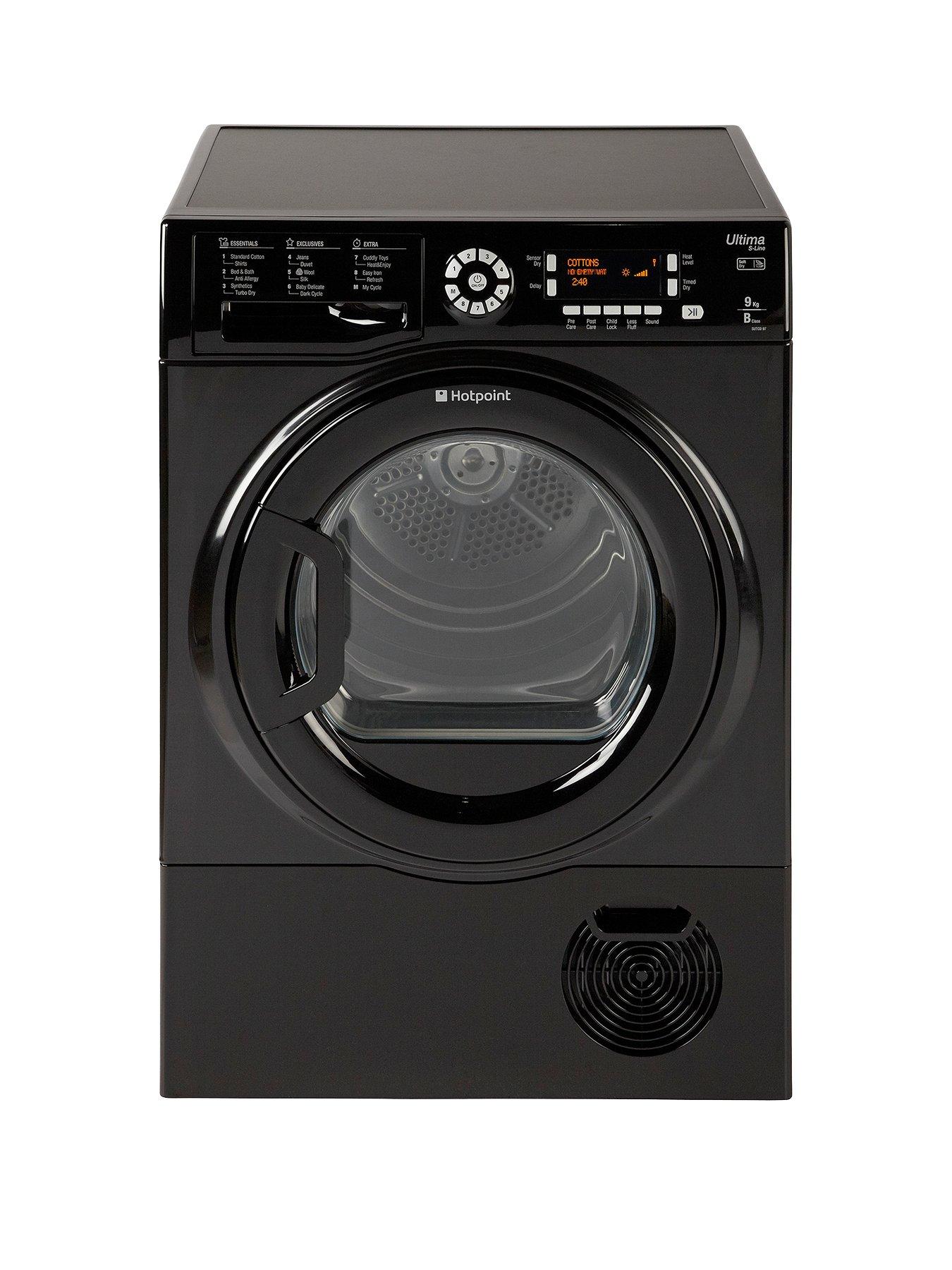 Hotpoint Ultima S-Line Sutcd97B6Km 9Kg Sensor Condenser Tumble Dryer – Black