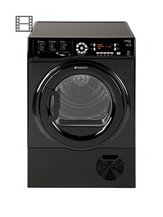 Hotpoint Ultima S-Line SUTCD97B6KM 9kg Sensor Condenser Tumble Dryer - Black