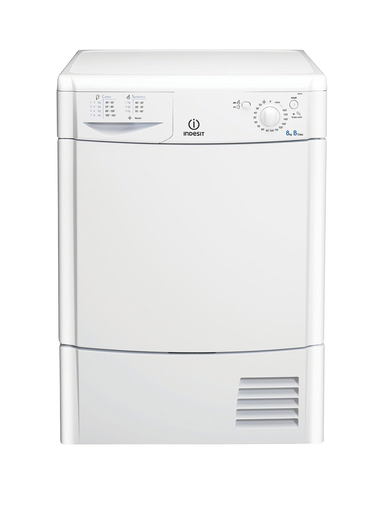 Indesit Ecotime Idc8T3B 8Kg Load Condenser Tumble Dryer – White