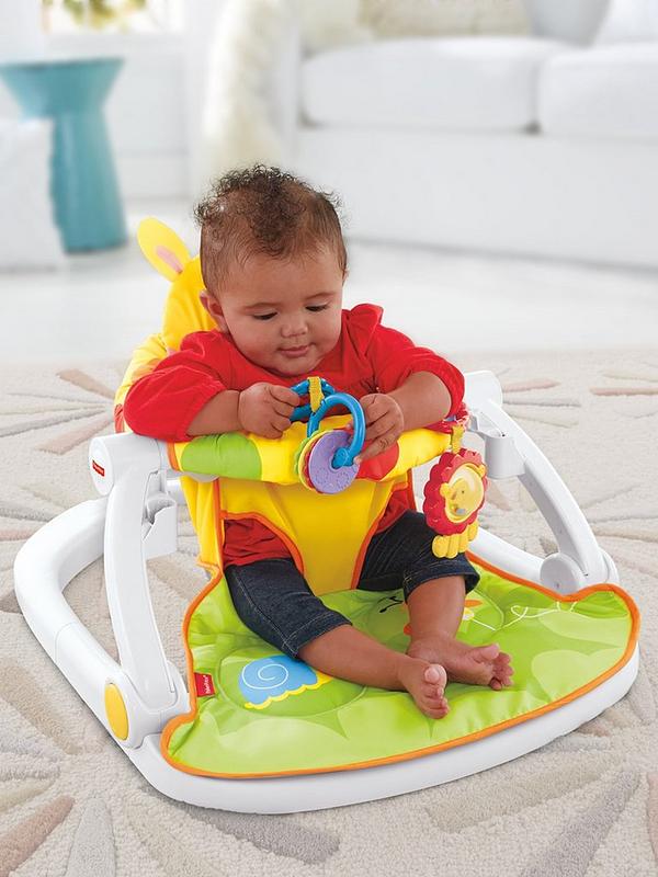 Image 5 of 6 of Fisher-Price Giraffe Sit-Me-Up Floor Seat with Tray