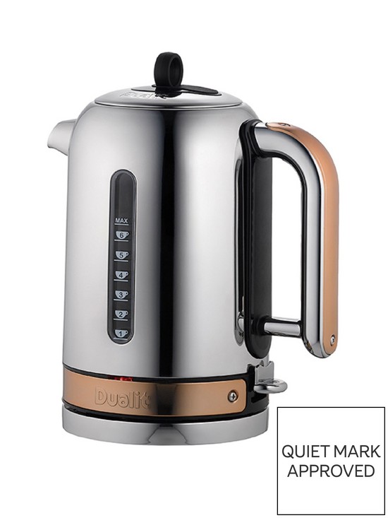 front image of dualit-classic-cooper-17l-kettle
