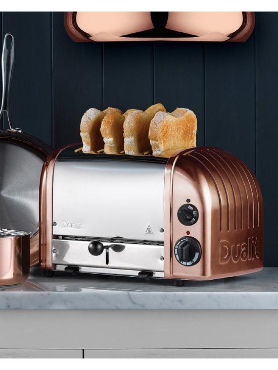 stillFront image of dualit-47450-newgen-classic-4-slice-toaster-copper