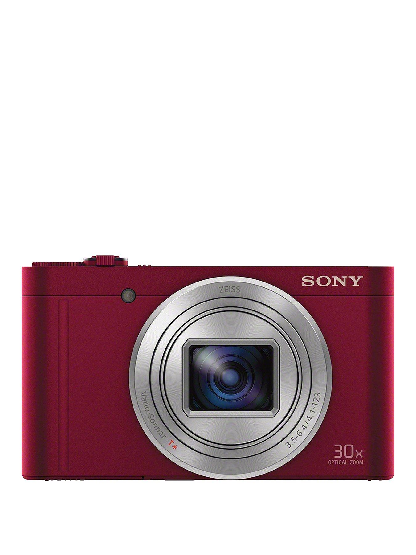 Sony Cybershot Dsc Wx500 18.2 Megapixel Digital Compact Camera With Selfie Screen – Red