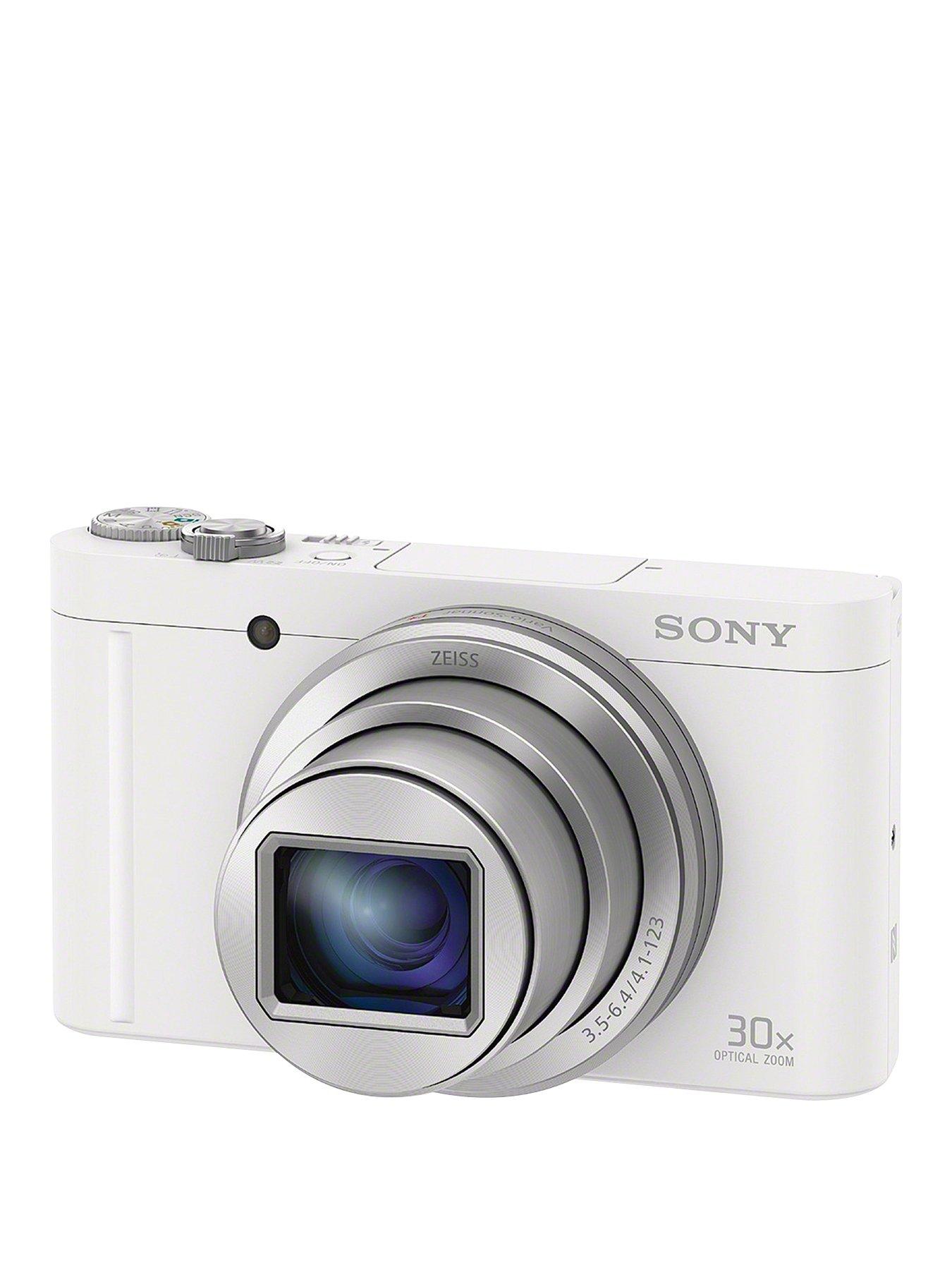 Sony Dsc Wx500 Cybershot 18.2 Mp 30X Zoom Digital Compact Camera With Selfie Screen – White