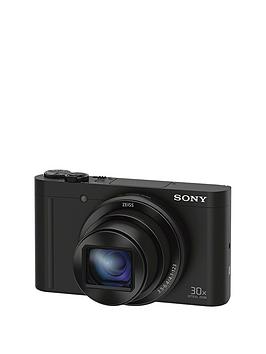 Sony Cybershot Dsc Wx500 18.2 Mp 30X Zoom Digital Compact Camera With Selfie Screen – Black