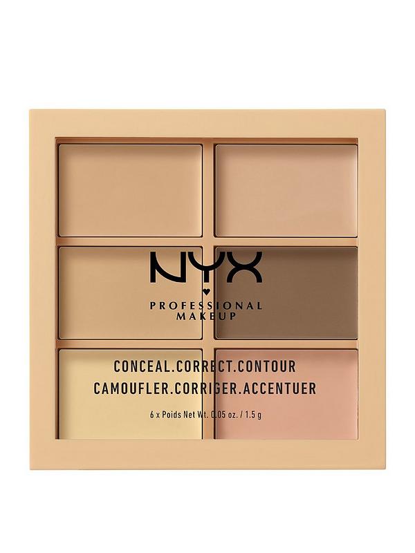 Image 1 of 1 of NYX PROFESSIONAL MAKEUP 3-Piece Palette - Conceal, Correct, Contour