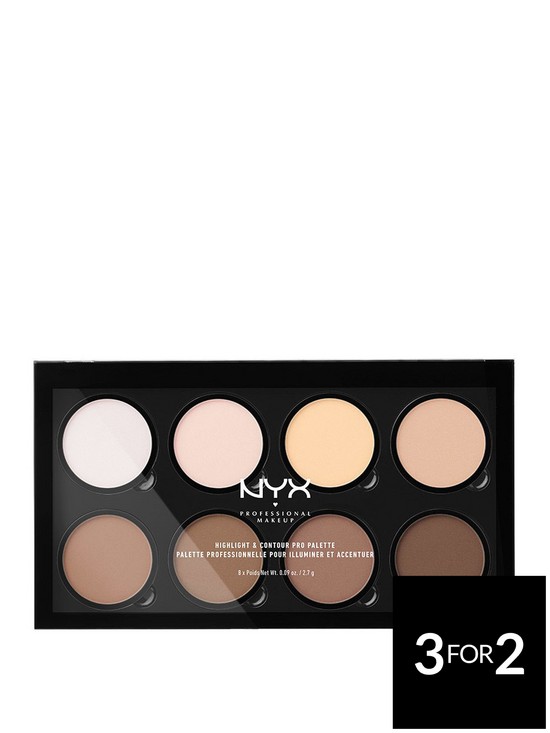 front image of nyx-professional-makeup-highlight-amp-contour-pro-palette