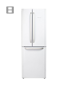Hotpoint Day 1 FFU3DW American Style, 70cm Wide, Frost-Free Fridge Freezer, A+ Energy Rating - White