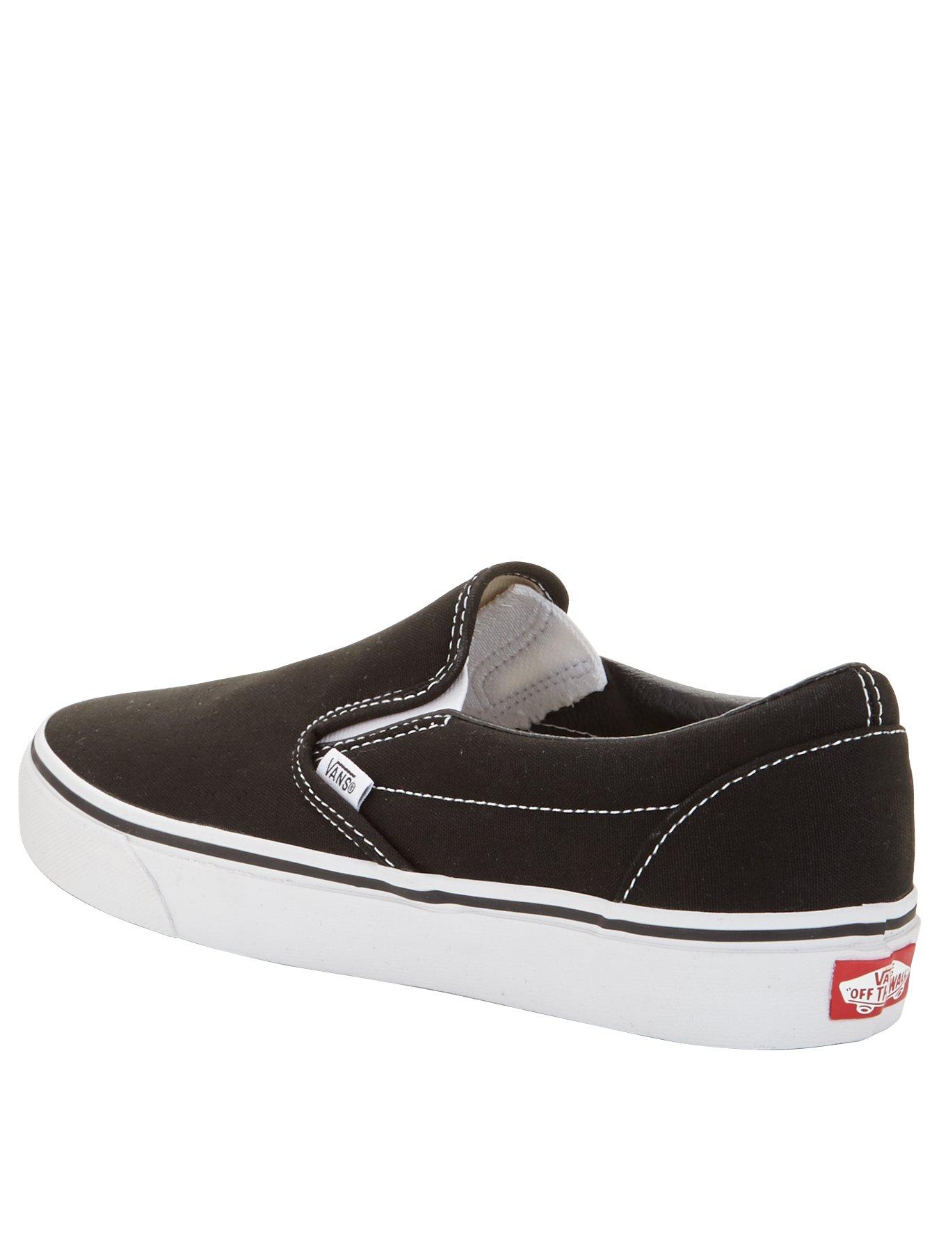 Mens white and hot sale black vans