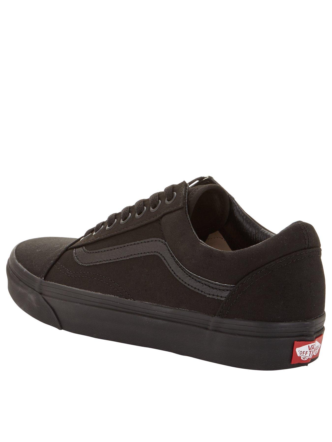 Vans old skool black high sales