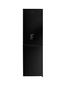 Candy CCBF5182BWK 55cm Frost Free Fridge Freezer with Water Dispenser - Black