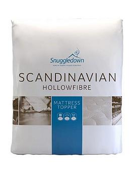 Snuggledown Of Norway Scandinavian Hollowfibre Mattress Topper