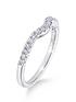  image of love-diamond-9ct-white-gold-20-point-diamond-shaped-eternity-ring