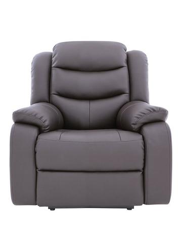 Grey Recliner Armchairs Chairs, Grey Leather Recliner Chair Uk