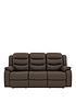  image of rothburynbspluxury-faux-leather-3nbspseaternbspmanual-recliner-sofa