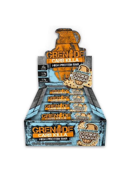 back image of grenade-carb-killa-12-x-60g-bars-cookies-and-cream