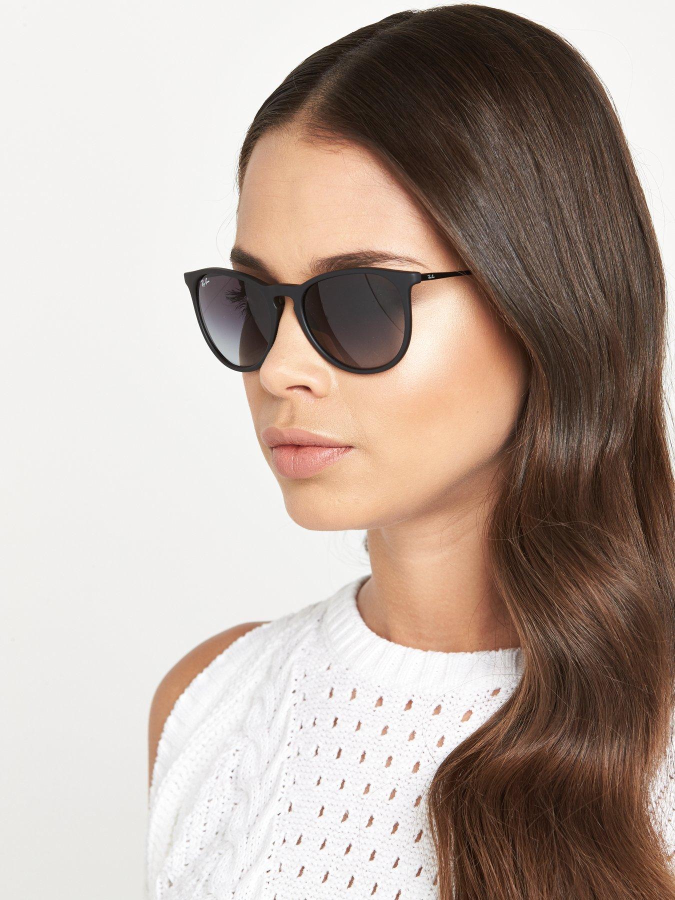 ray ban black erika sunglasses