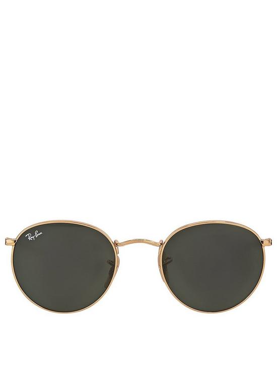 outfit image of ray-ban-round-metal-sunglasses-arista