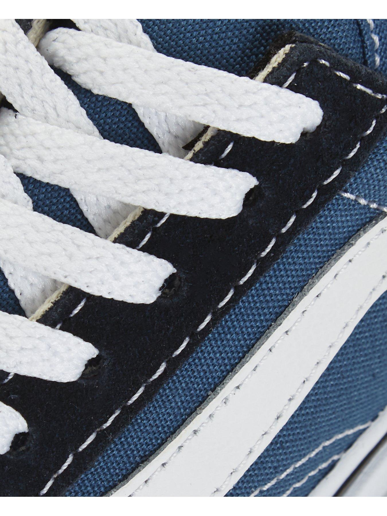 Vans Kids Boys Old Skool Trainer Navy White Very