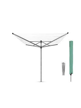 Product photograph of Brabantia Lift-o-matic Rotary Dryer With Soil Spear And Cover Ndash 60m Area from very.co.uk