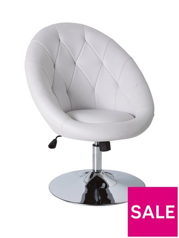 All Offers Office Chairs, Habitat Boutique Faux Leather Office Chair White