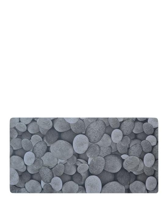front image of aqualona-pebbles-non-slip-aquamat