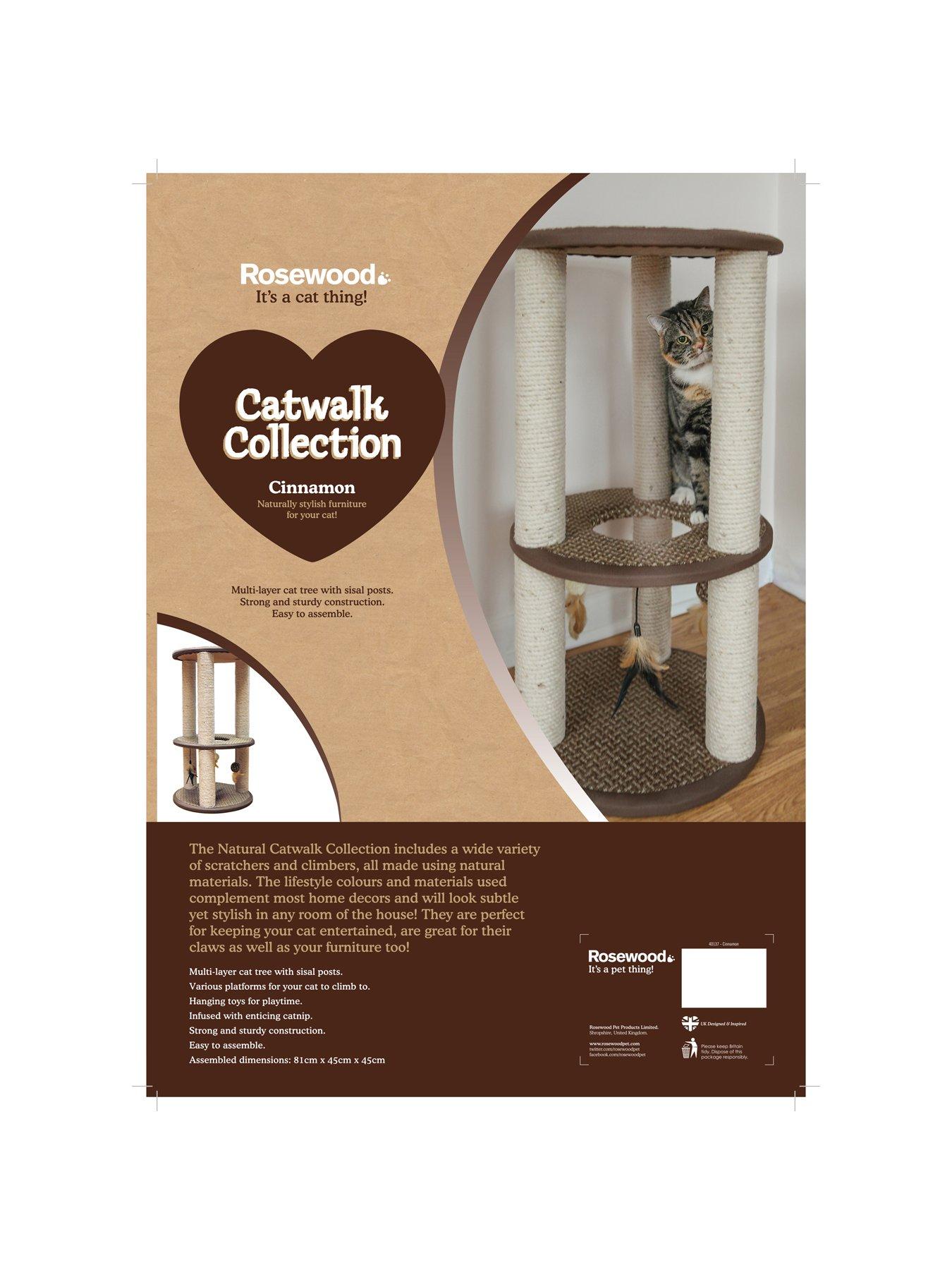 Image 2 of 3 of Rosewood Cinnamon Cat Scratcher Activity Centre