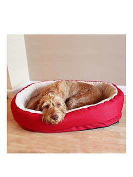 Product photograph of Rosewood Red Amp Cream Orthopaedic Bed - 34 Inch from very.co.uk