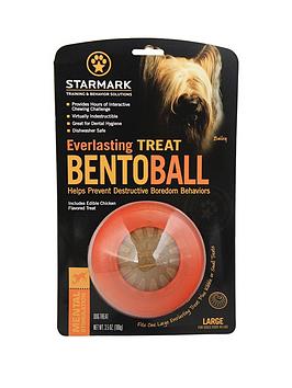 Product photograph of Starmark Bento Treat Ball Toy - Large from very.co.uk