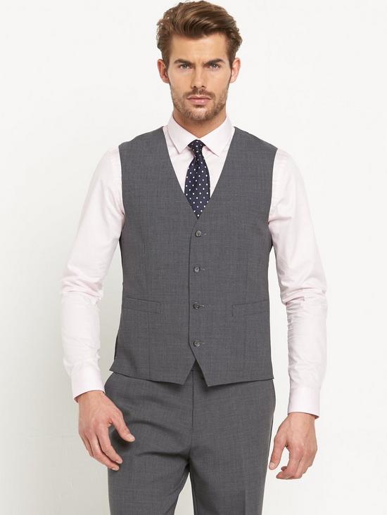 front image of skopes-darwin-mens-waistcoat-grey