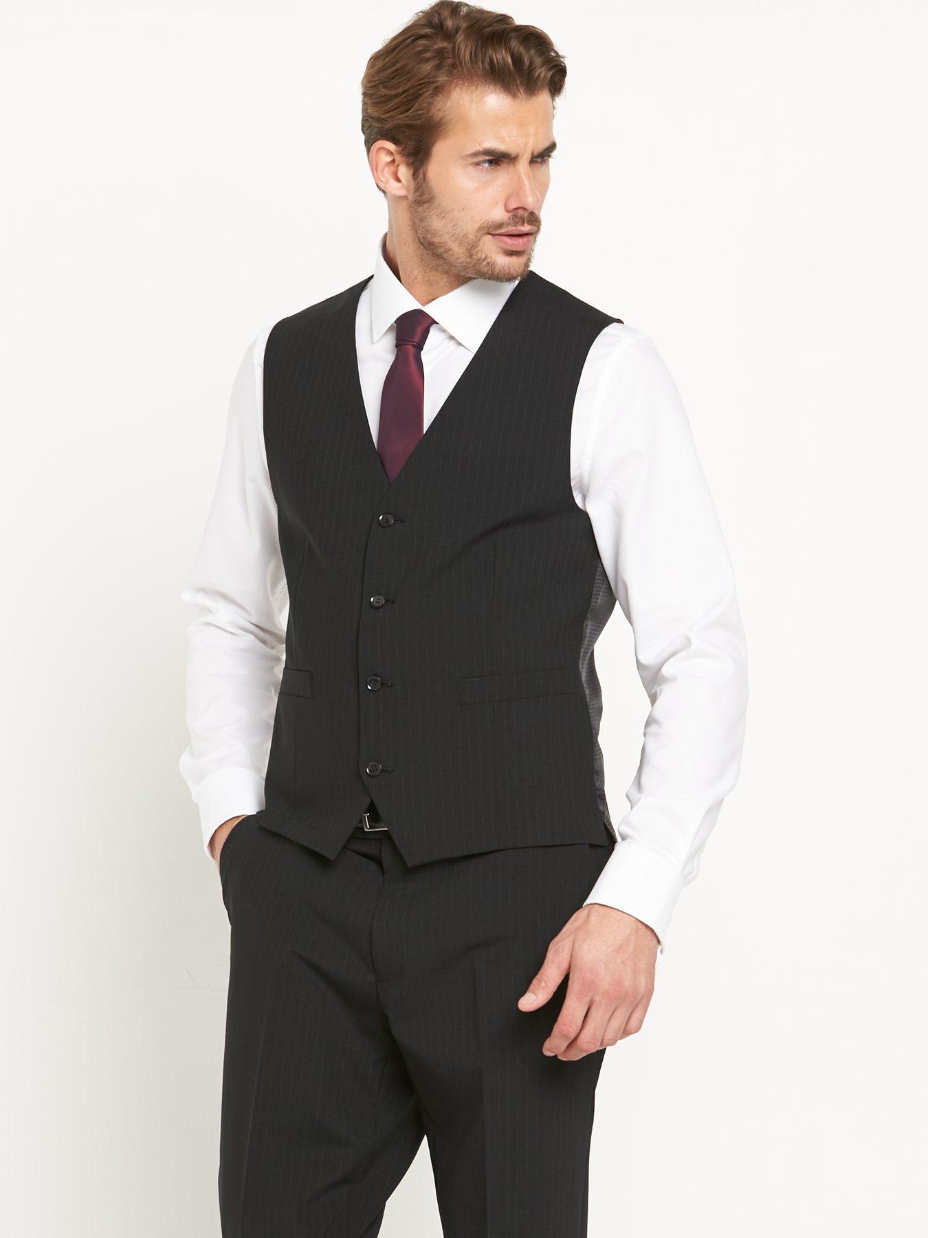 Men's on sale waistcoat black