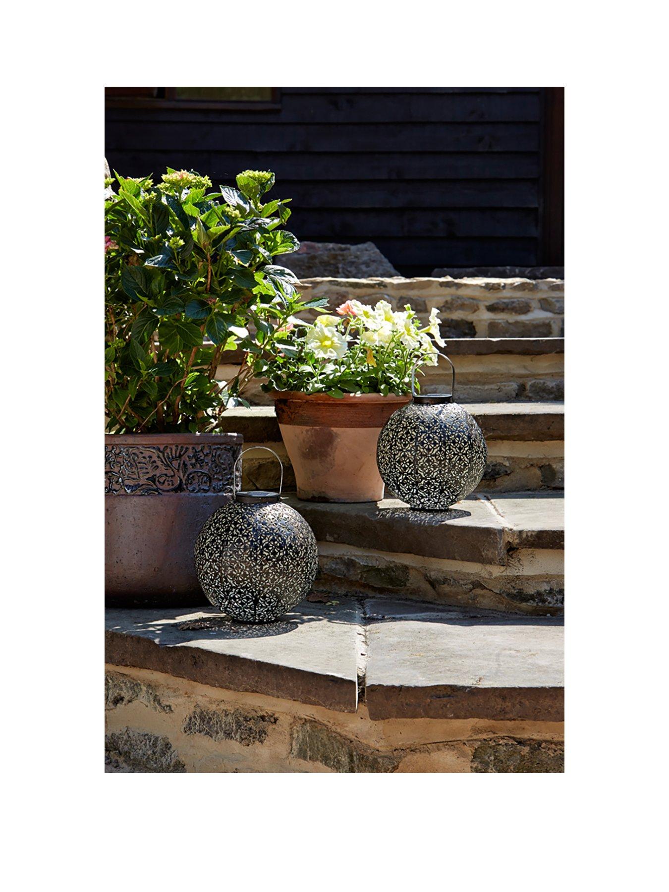 Product photograph of Smart Solar Damasque Solar Lantern from very.co.uk