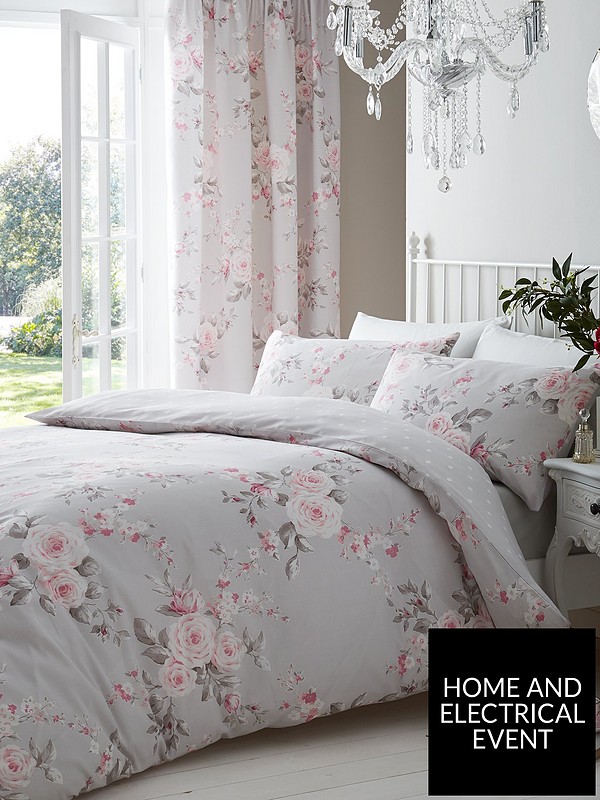 Catherine Lansfield Canterbury Easy Care Duvet Cover Set Very Co Uk