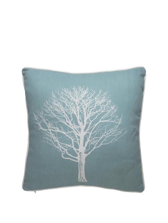 front image of trees-printed-filled-cushion-pair-43-x-43cms