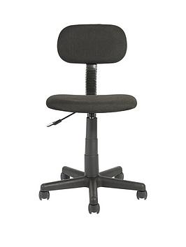 Product photograph of Everyday Gas Lift Office Chair - Black - Fsc Reg Certified from very.co.uk