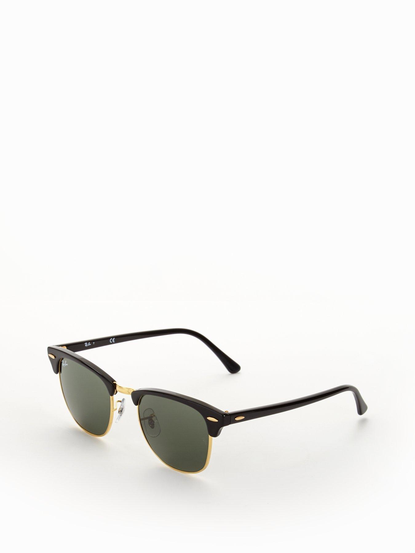 undefined Clubmaster Sunglasses - Black